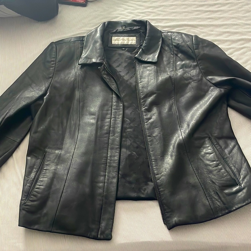 Leather Jacket - lightly worn